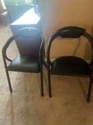 Set of Black Chairs