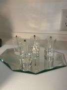 Glass Oil Candle Set