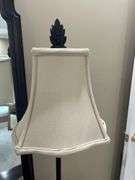Black/Silver Buffet Lamp