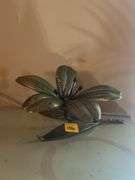 Brass lotus flower ashtray