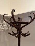 Wooden coat rack