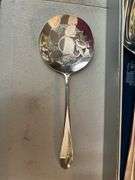 Silver plated serving spoons