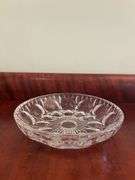 Small Serving Plate on Pedestal and Glass Bowls