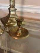 Brass candle lot