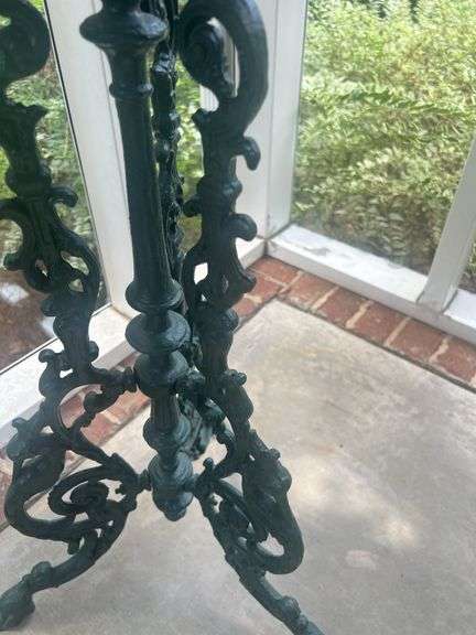 Wrought iron plant stand