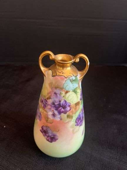 Vintage Hand Painted Pickard Vase