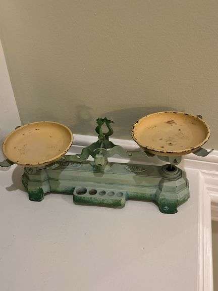 Vintage Scale and Brass Scale Weights