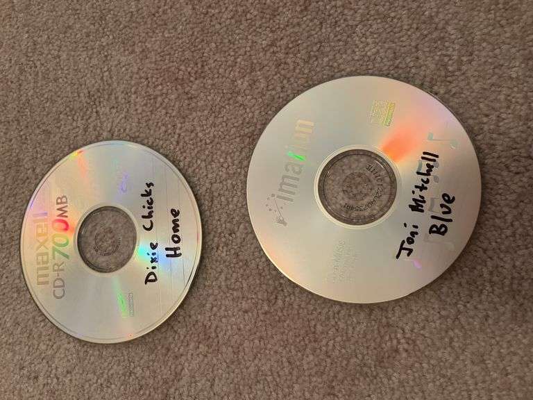 Basket of CDs