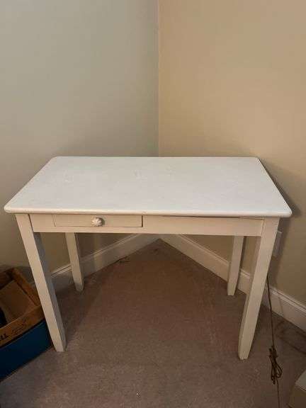 White Painted Desk