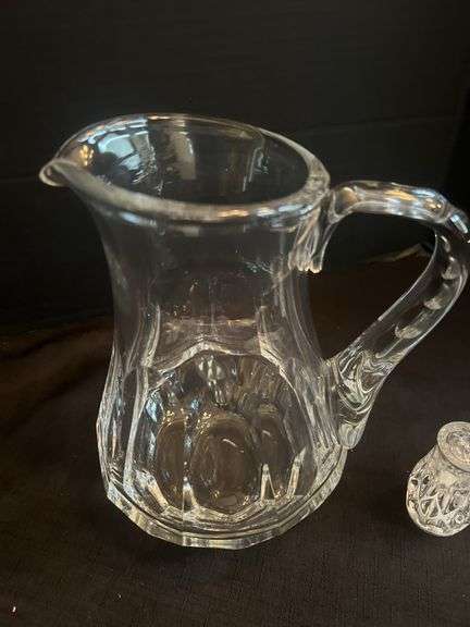 Pitcher and salt and pepper shakers