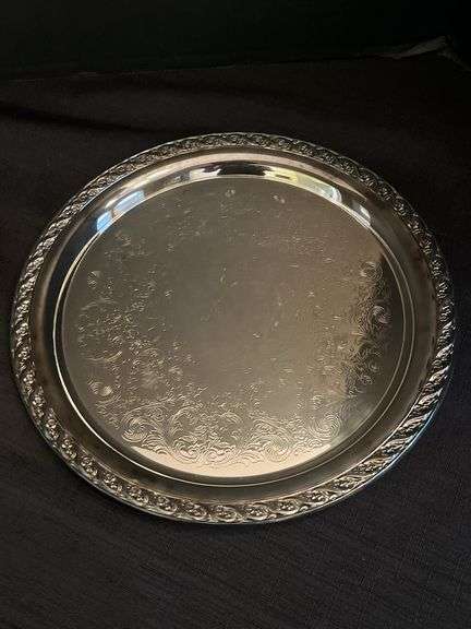 Two Silver Plate Trays
