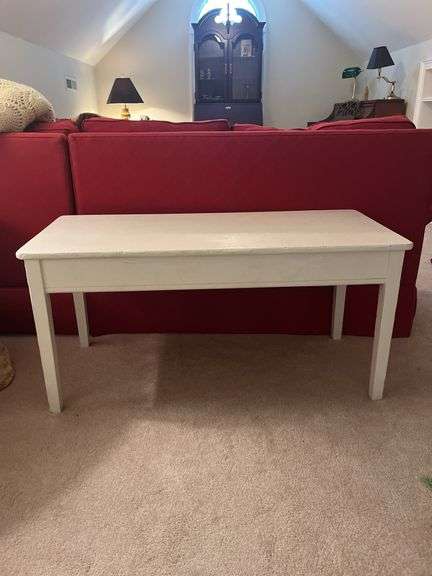 White Painted Table