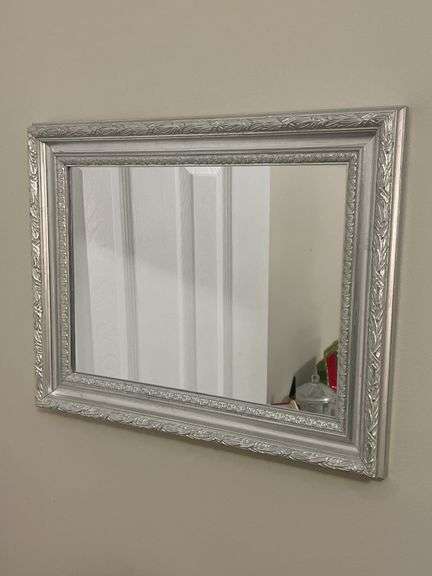 Silver Framed Mirror