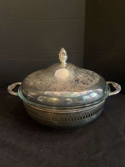Silver Plate Covered Casserole