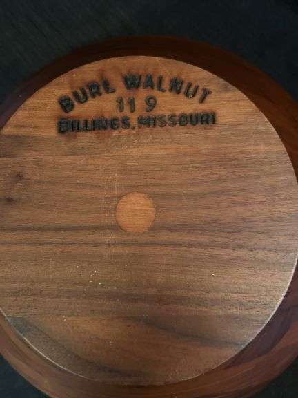 Burl Walnut Salad Set
