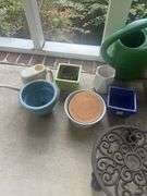 Assorted flower, pots, planters, etc.