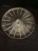 Glass Plates and Petit Four Plate on Pedestal