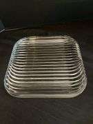 Square Glass Tray