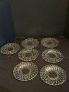 Glass Plates and Petit Four Plate on Pedestal