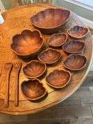 Teak Salad Set