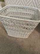 White wicker lot