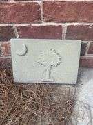 Concrete South Carolina decor featuring Palmetto and Crescent Moon