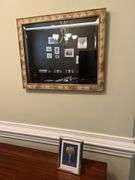 Mirror and Framed Palmetto Tree