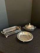 Silver Plate Covered Casserole