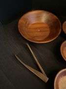 Burl Walnut Salad Set