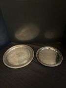 Two Silver Plate Trays