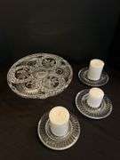 Cake Plate and Candle Holders