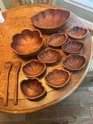 Teak Salad Set