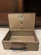 Locking metal lock box