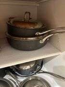 Miscellaneous pots and pans