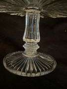 Glass Plates and Petit Four Plate on Pedestal