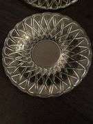 Glass Plates and Petit Four Plate on Pedestal