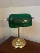 Brass Banker’s Lamp
