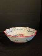 Vintage Handpainted Serving Bowl