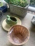 Assorted flower, pots, planters, etc.