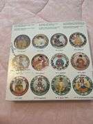 Set of decorative plates