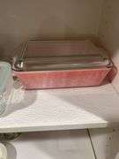 Glass storage with lids