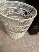 White wicker lot