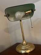 Brass Banker’s Lamp