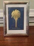 Mirror and Framed Palmetto Tree