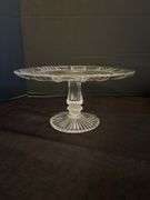 Glass Plates and Petit Four Plate on Pedestal