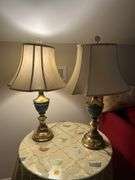 Pair of Brass Lamp