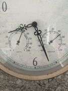 Wall clock on porch