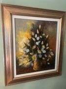 Framed painting