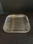 Square Glass Tray
