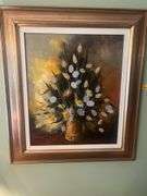 Framed painting